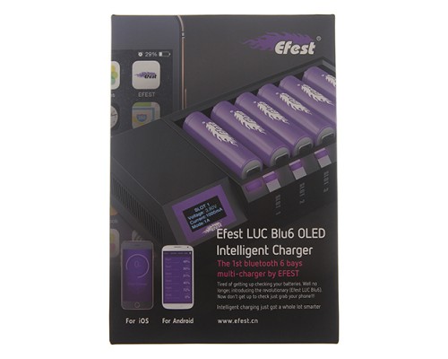 Efest LUC BLU 6 - зарядное устройство