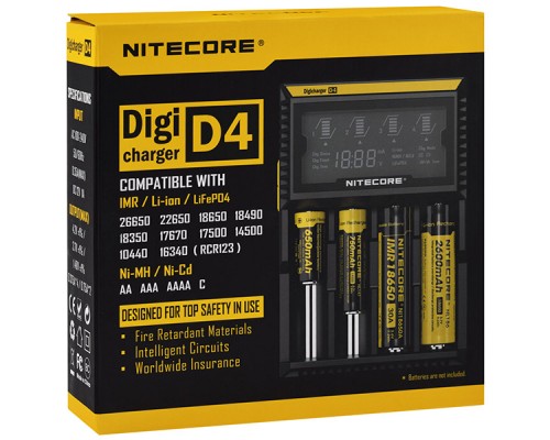 Nitecore D4 - зарядное устройство