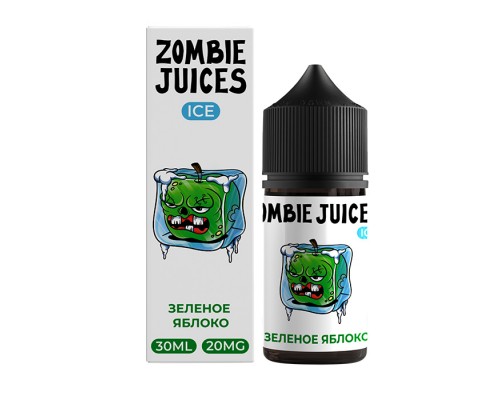 Зеленое яблоко жидкость Zombie Juices Ice SALT