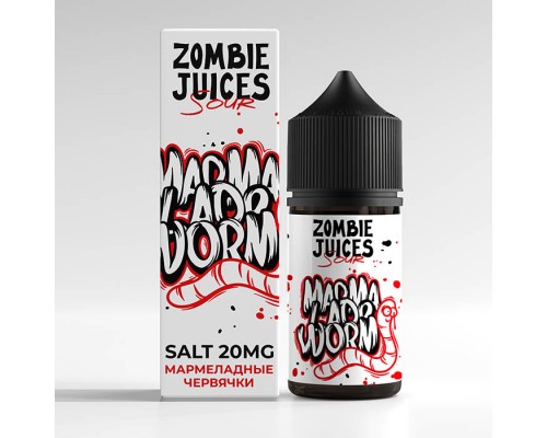 Мармеладные червячки жидкость Zombie Juices Sour SALT